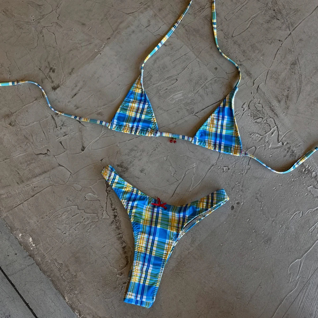 Micro Bikinis 2026 Sexy Women Swimsuit Swimwear Female Brazilian Bikini Set Biquini Bathing Suit Plaid Swimming Suits Beachwear