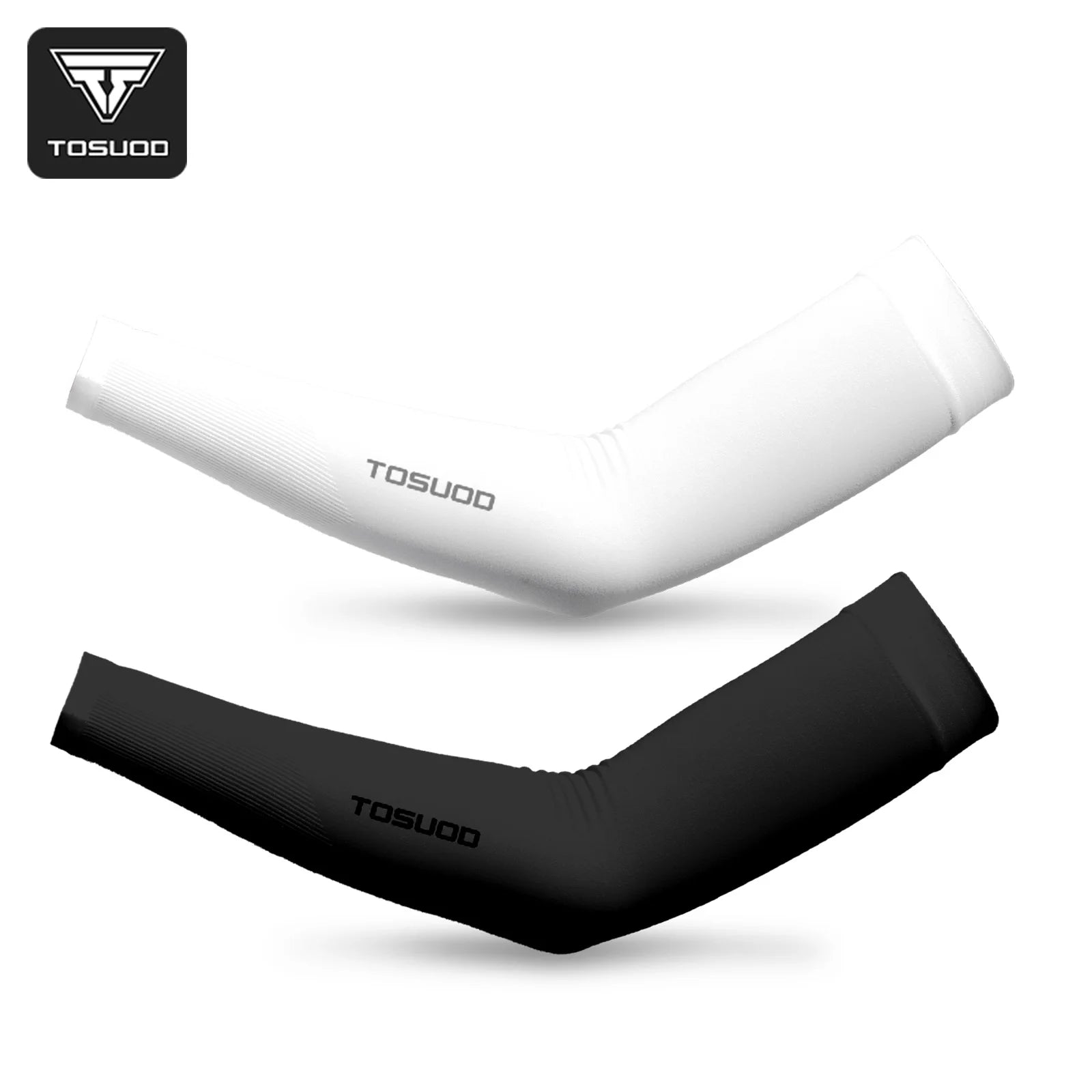 TOSUOD 1/2/3 Pairs Ice Silk Sleeves UV Protect Breathable Cycling Arm Sports Outdoor Unisex Elastic Quick-dry Summer Sleeves