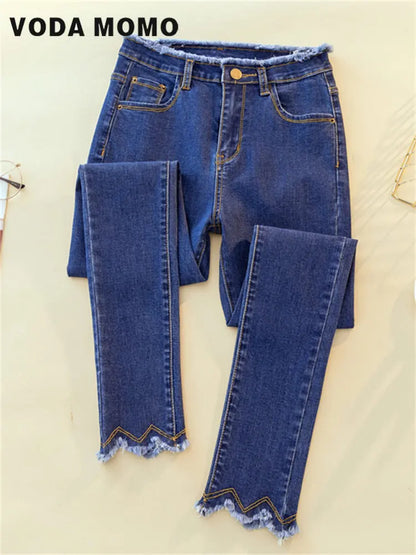 Jeans Female Denim Pants Black Color Womens Jeans woman Donna Stretch Bottoms Feminino Skinny Pants For Women Trousers