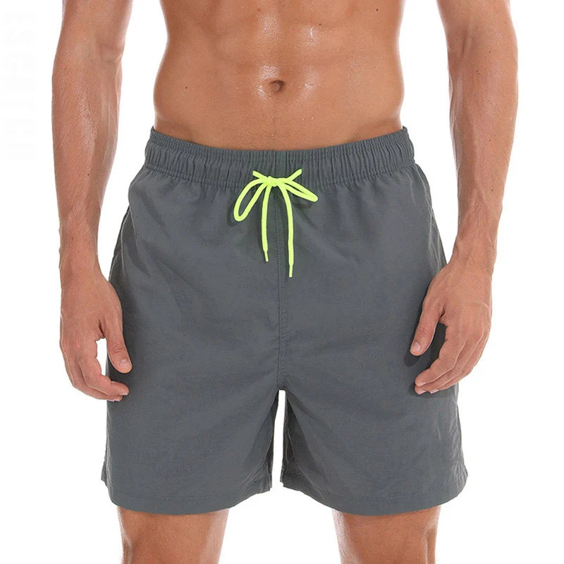 Man Swimwear Swim Shorts Trunks Summer Casual Beach Shorts Swimming Pants Swimsuits Mens Running Sports Surffing Shorts