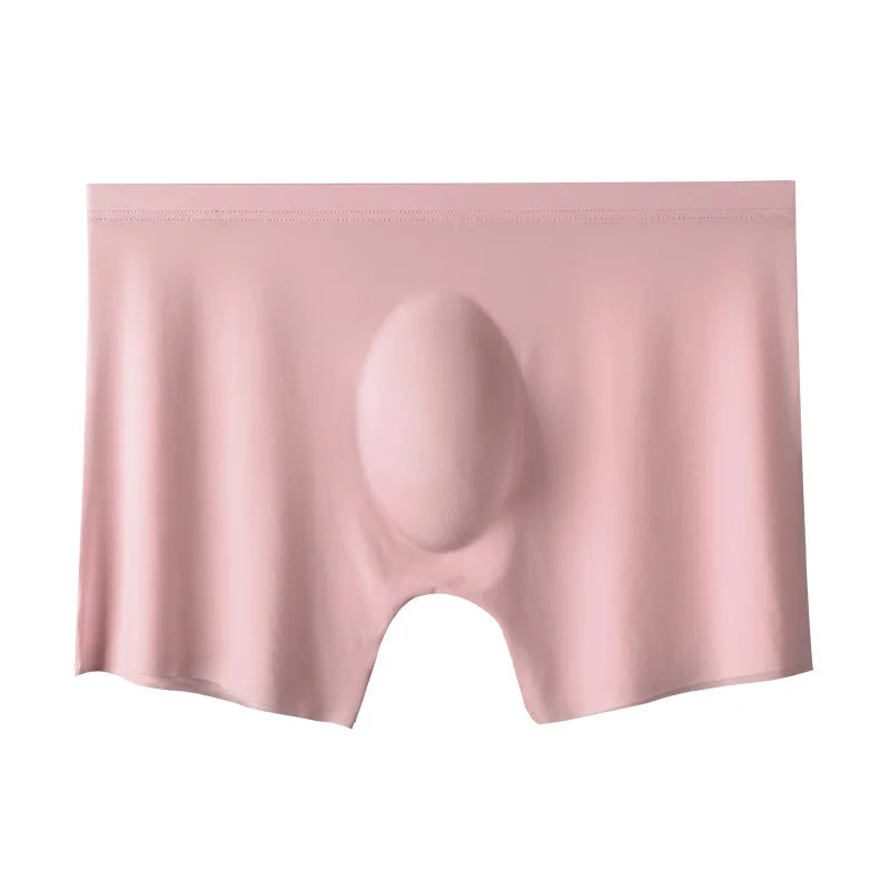 1pc Mens Boxers Shorts Ice Silk Men Panties Seamless Sexy Underwear Man Underpants Panties Male Antibacterial Breathable Briefs