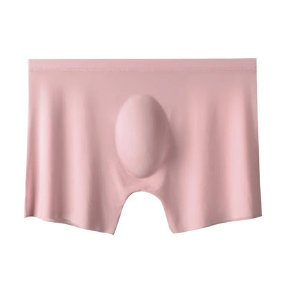 1pc Mens Boxers Shorts Ice Silk Men Panties Seamless Sexy Underwear Man Underpants Panties Male Antibacterial Breathable Briefs