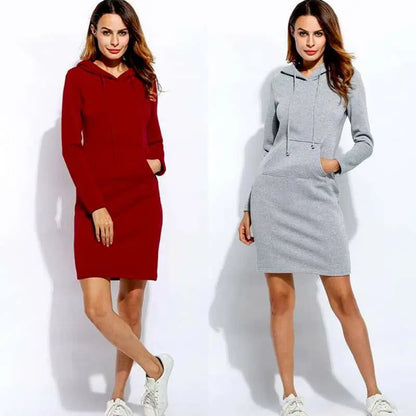 Faionable Hoodie Long Sve Dr Women&