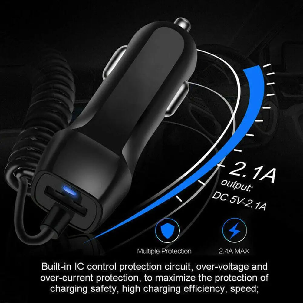 Car Charger USB Quick Charger 3.0 Auto Charger Mobile Phone Micro Type C Fast Cable For Huawei For IPhone Android Chargers