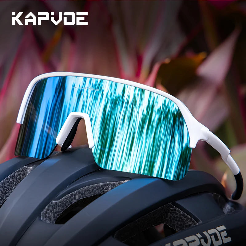 KAPVOE Cycling Glasses Outdoor Sports Bicycle Sunglasses Running Eyewear Men MTB Cycling Sunglasses Women Road Bike Glasses