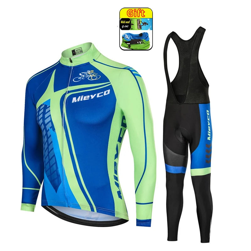 Pro Team Cycling Clothing Kit for Men, Racing Road Bike Clothes, MTB Uniform, Complete Bicycle Outfit, Skinsuit, 2025