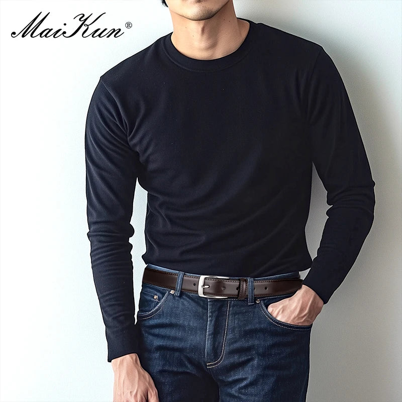 Maikun Fashion Genuine Leather Men&