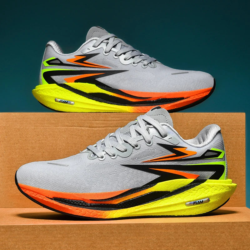 New Running Shoes Men Casual Carbon Board Marathon Sports Breathable Lightweight Women&