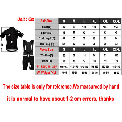 New Black UAE Cycling Maillot Jersey Shorts Men Women Ropa Ciclismo MTB Road Bicycle Jersey Riding Bike T-shirt Pants Clothing