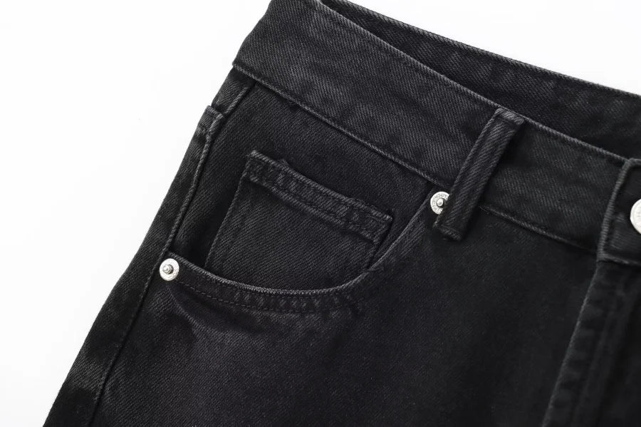 ETJ Wide-leg high-waisted jeans  women&