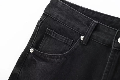 ETJ Wide-leg high-waisted jeans  women&