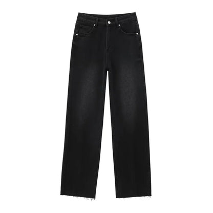 ETJ Wide-leg high-waisted jeans  women&