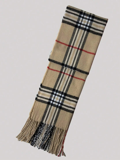 Luxury Brand Cashmere Warm Scarf for Women Design Winter Men Shawl Wrap Pashmina 2025Plaid Female Bufanda Echarpe Foulard
