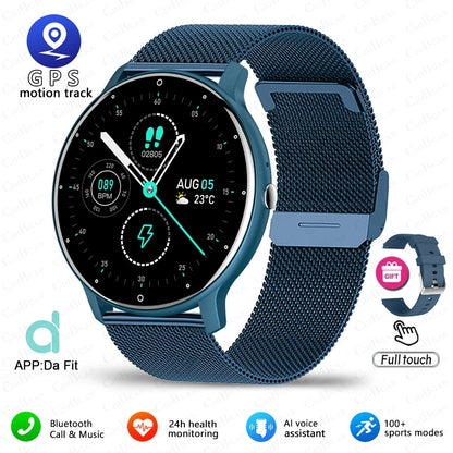 2025 New Sport Smartwatch Men Sports Fitness Wristband IP68 Waterproof Voice Assistant Bluetooth Call SmartWatch For Android IOS