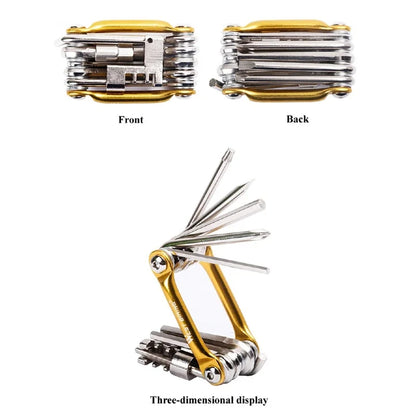 WEST BIKING 11 in 1 Bicycle Repair Tool Multifunction Bicycle Repair Set MTB Road Bike Repair Tools Kit Wrench Screwdriver
