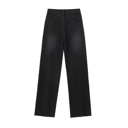 ETJ Wide-leg high-waisted jeans  women&