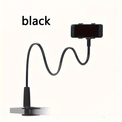 Phone Clip on Stand Holder with Grip Flexible Long Arm Gooseneck Lazy Bracket Mount Clamp for IPhone 15 Pro Max  Accessories New
