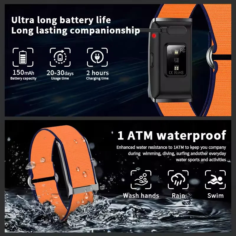 No Screen Smart Watch Men 2025 New Smart Band Women Heart Rate Sleep Smartwatch Waterproof Bracelet Sport Fitness Tracker