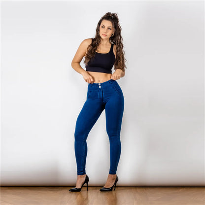 Shascullfites Melody Lifting Jeggings Butt Lift Jeans Denim Push Up Jeans Women&