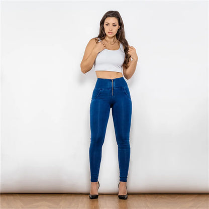 Shascullfites Melody Lifting Jeggings Butt Lift Jeans Denim Push Up Jeans Women&