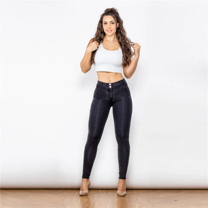 Shascullfites Melody Lifting Jeggings Butt Lift Jeans Denim Push Up Jeans Women&