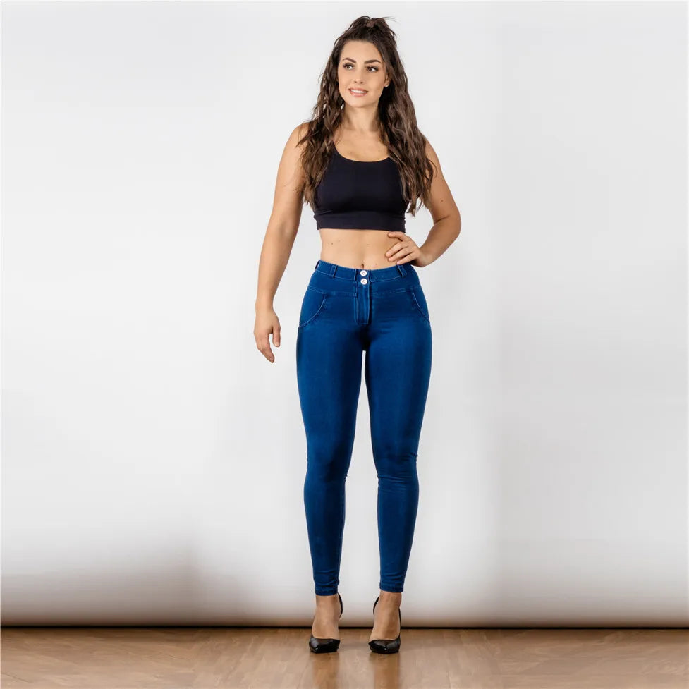 Shascullfites Melody Lifting Jeggings Butt Lift Jeans Denim Push Up Jeans Women&