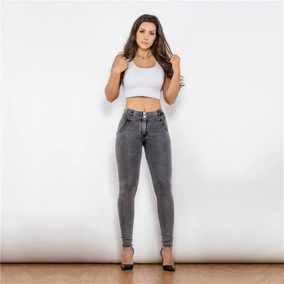 Shascullfites Melody Lifting Jeggings Butt Lift Jeans Denim Push Up Jeans Women&