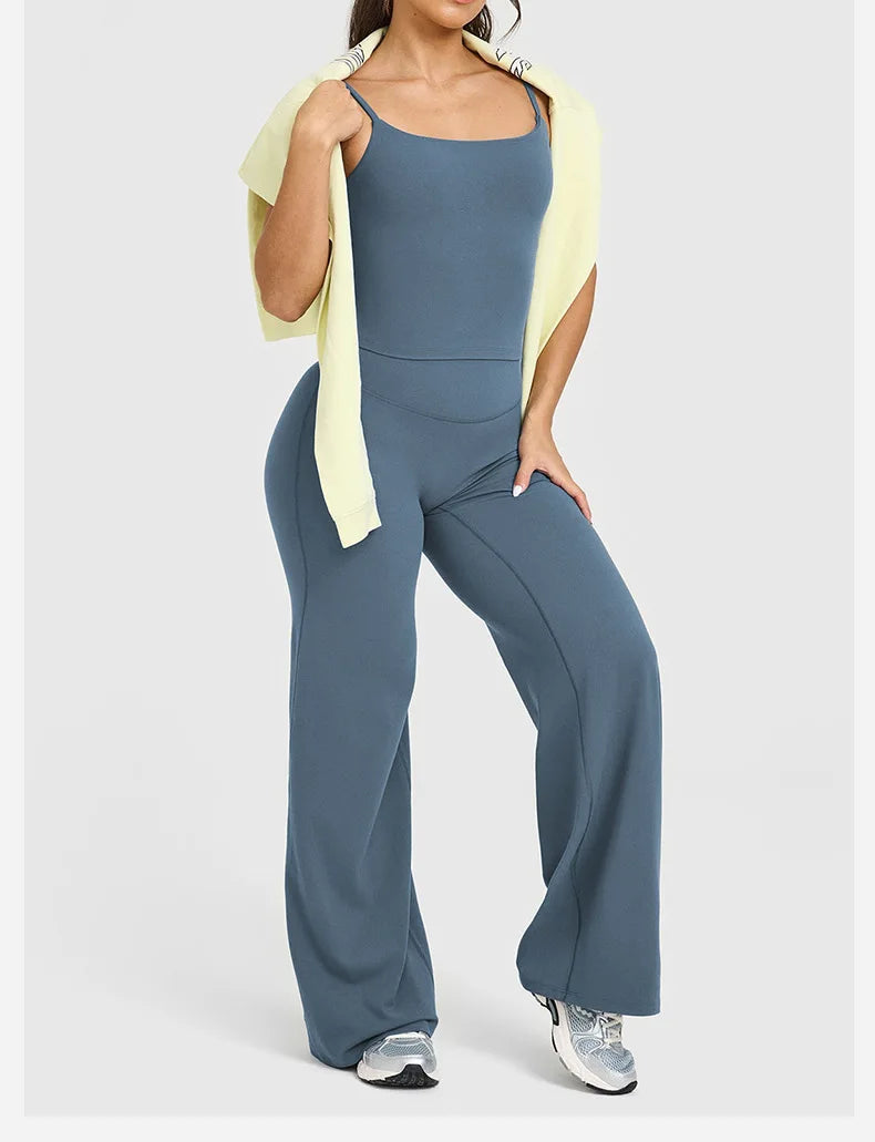 Sports straight-leg pants for women without embarrassment wide-leg pants yoga breathable fitness clothing versatile casual pants